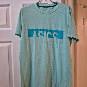 ASICS TEAL TEE-SHIRT MEN'S MEDIUM